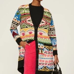 Aldo Martins Multicolor Patterned Cardigan